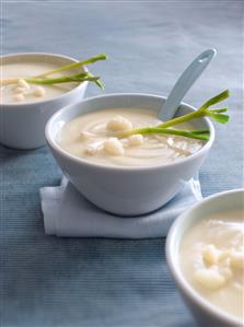 Crema de coliflor. Receta disponible.