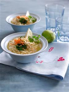 Noodles con verduras. Receta disponible.