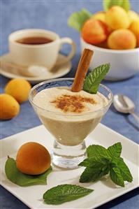 Mousse de albaricoques. Recrta disponible.