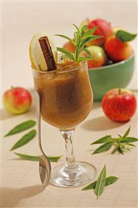 Compota aromática de manzanas. Receta disponible.