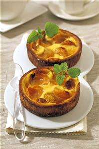 Tartaletas de albaricoque. Receta disponible.