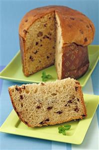 Panettone de chocolate. Receta disponible.