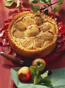 Whole apple cheese cake