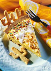 Caipirinha tart with limes and rum