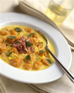 Pumpkin and coconut soup