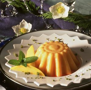 Mango jelly with Campari