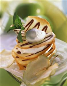 Apple and cream tower (5)