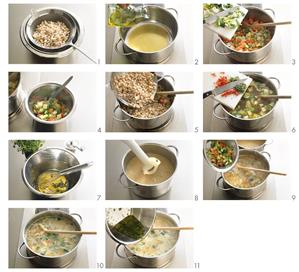 Making ribollita 