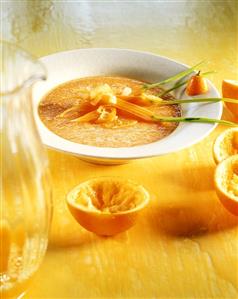 Carrot and orange soup