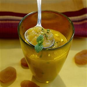 Crème d?amardine (apricot pudding, Lebanon)