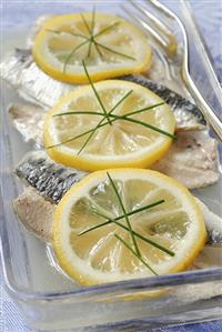 Sardines in lemon marinade