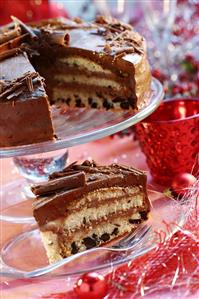 Chocolate cheesecake