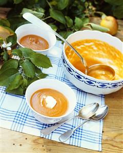 Apple and carrot soup