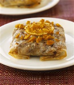 Quail pastilla with orange confit