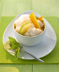 Lychee sorbet