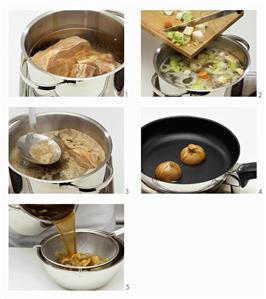 Making meat broth