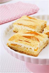 Peach sour cream cake