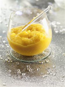 Peach granita
