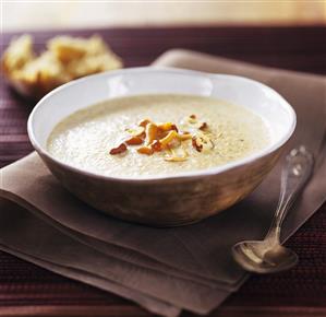 Autumnal mushroom soup