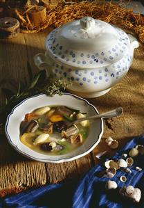 Holstein eel soup