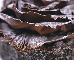 Chocolate rose (close-up)