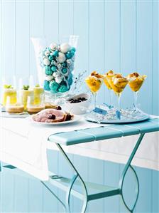 Small Christmas breakfast buffet