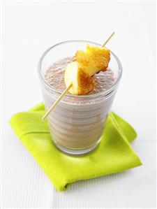 Acai berry and apple smoothie