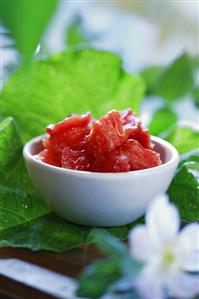 Watermelon in a small bowl