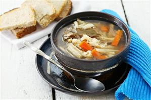 Tripe, beef and vegetable soup