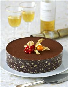 Chocolate mousse cake