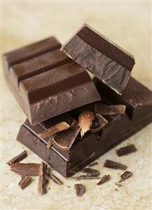 Pieces of chocolate