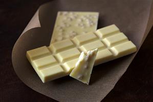 White chocolate (bars and a piece)