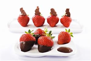 Chocolate-dipped strawberries