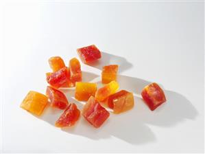 Candied diced papaya