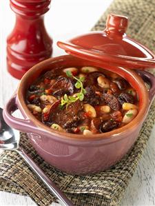 Bean stew with chorizo