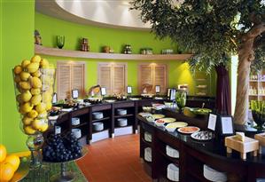 Hotel breakfast buffet