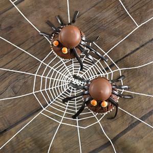 Spider cupcakes for Halloween