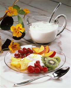 Fresh Fruit with Yogurt