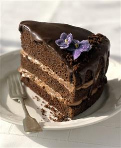 Triple Chocolate Layer Cake