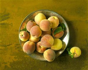 A Bowl of Fresh Peaches