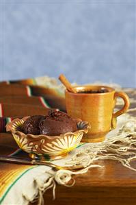 Bowl of Chocolate Sorbet