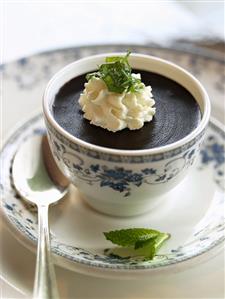 Chocolate Dessert Cup with Whipped Cream