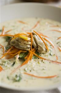 Close Up of Spring Soup