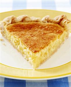 Lemon, Sponge, Pie, Slice, Custard