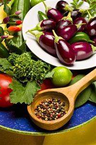 Assorted Vegetables with Peppercorns and Lime