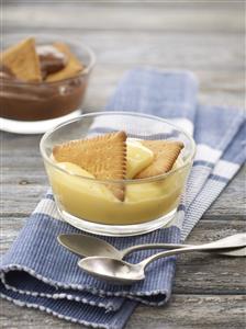 Puding de vainilla.Receta disponible.
