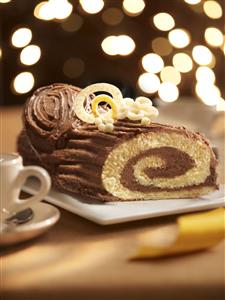 Cocina Navidad. Tronco de Navidad. Receta disponible. Paso a paso disponible