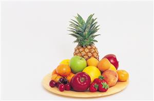 Plate of fruit